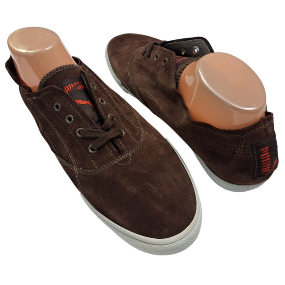 Puma Tekkies Hunger Brown Suede Casual Sneakers Mens Size 14 Shoes Vintage New main image 8